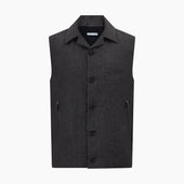 Ash Collared Linen Waistcoat