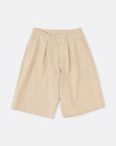 28G High Twist Over Shorts, Beige