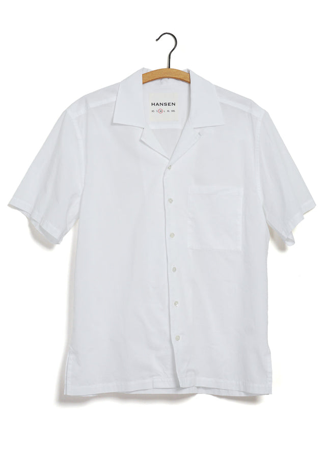 CALEB 29-43-1 | Short Sleeve Cabana Shirt | White