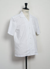 CALEB 29-43-1 | Short Sleeve Cabana Shirt | White
