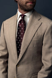 Shibumi Flower Japanese Jacquard Silk Tie