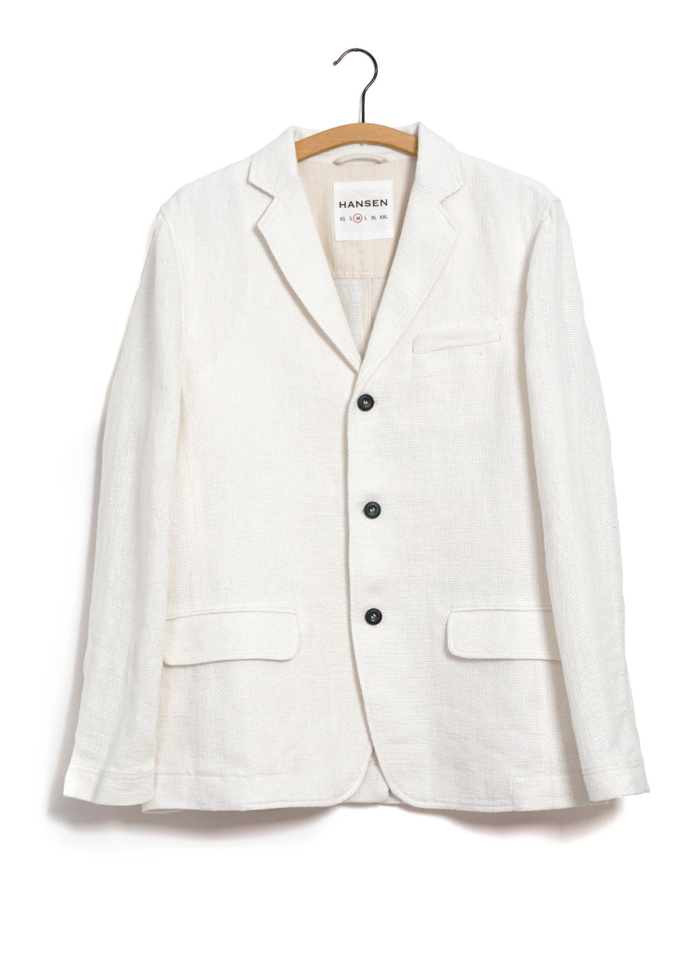 Charlie 29 58 1 Easy Three Button Blazer Off White Gauze