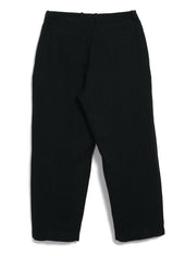 BOBBY 29-58-2 | Wide Pleated Trousers | Black Gauze