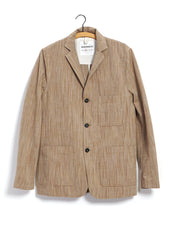 CHARLIE 29-61-9 | Easy Three Button Blazer | Sepia