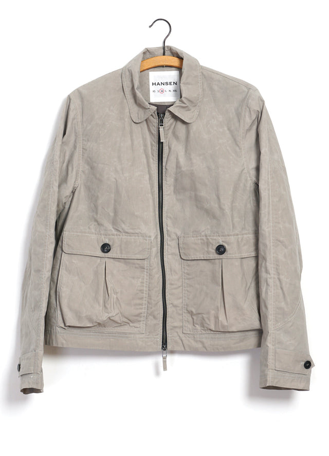 DEXTER 29-72-5 | Short Wide Utility Jacket | Waxed Concrete