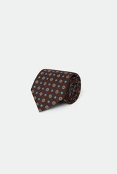 Italian Floral Silk Tie