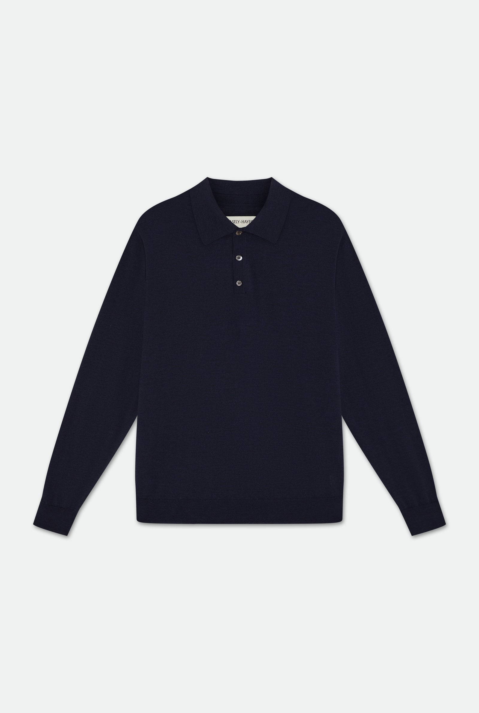 Leo Knitted Polo Merino Wool Shirt