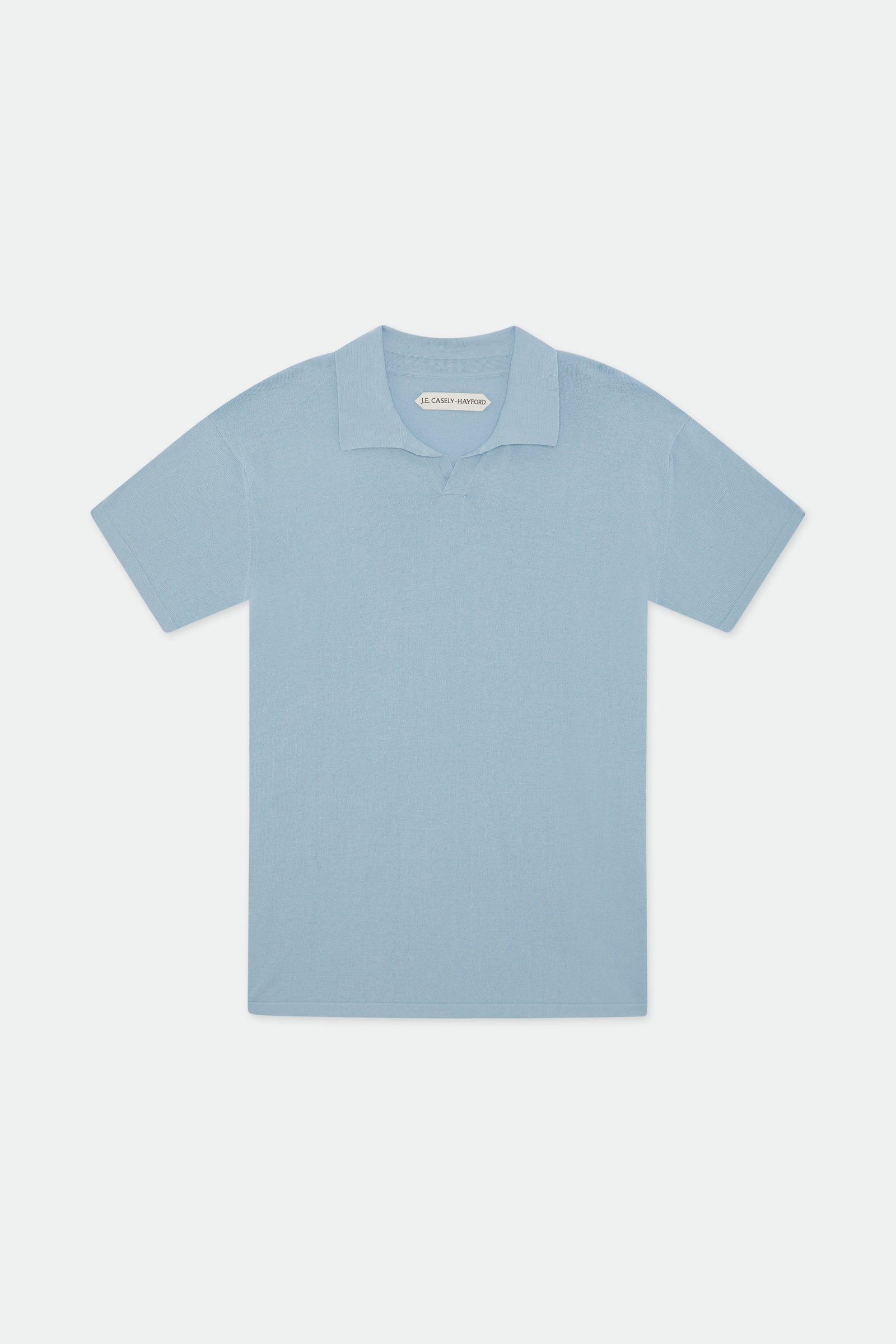 Dami Skye Open Placket Knitted Polo Shirt