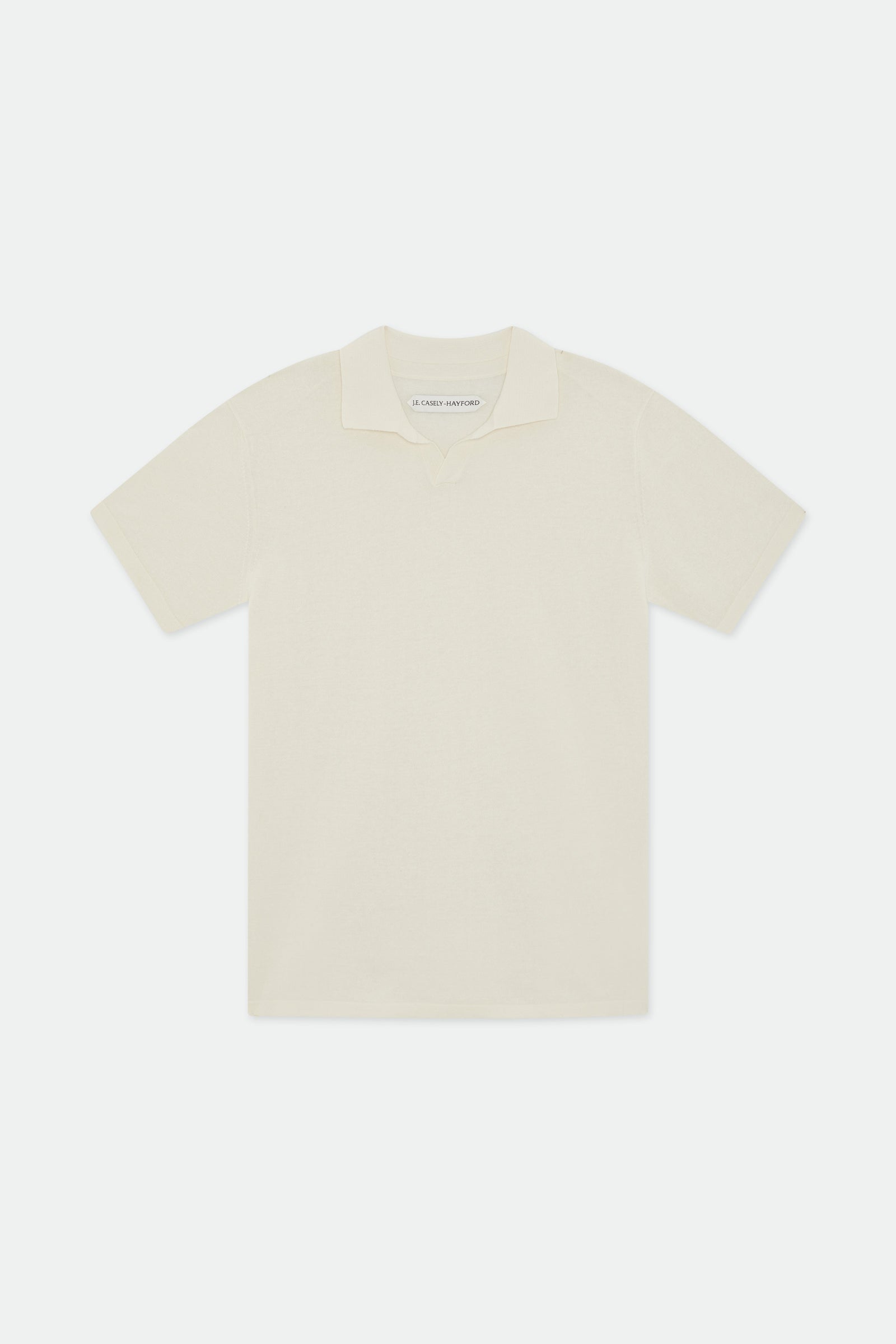 Dami Warm Open Placket Knitted Polo Shirt