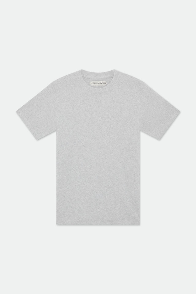 Dejan Light Grey Relaxed Cotton T-shirt