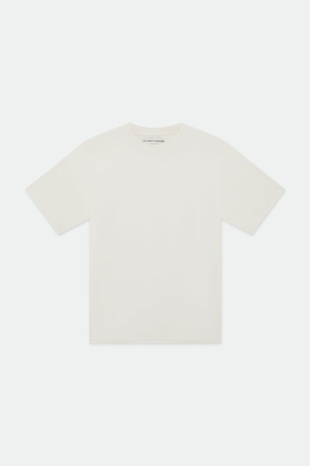 Evren Creme Oversized Cotton T-shirt