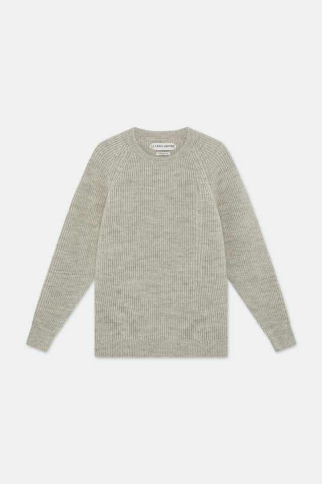Claes Sand British Wool Crew Neck Jumper