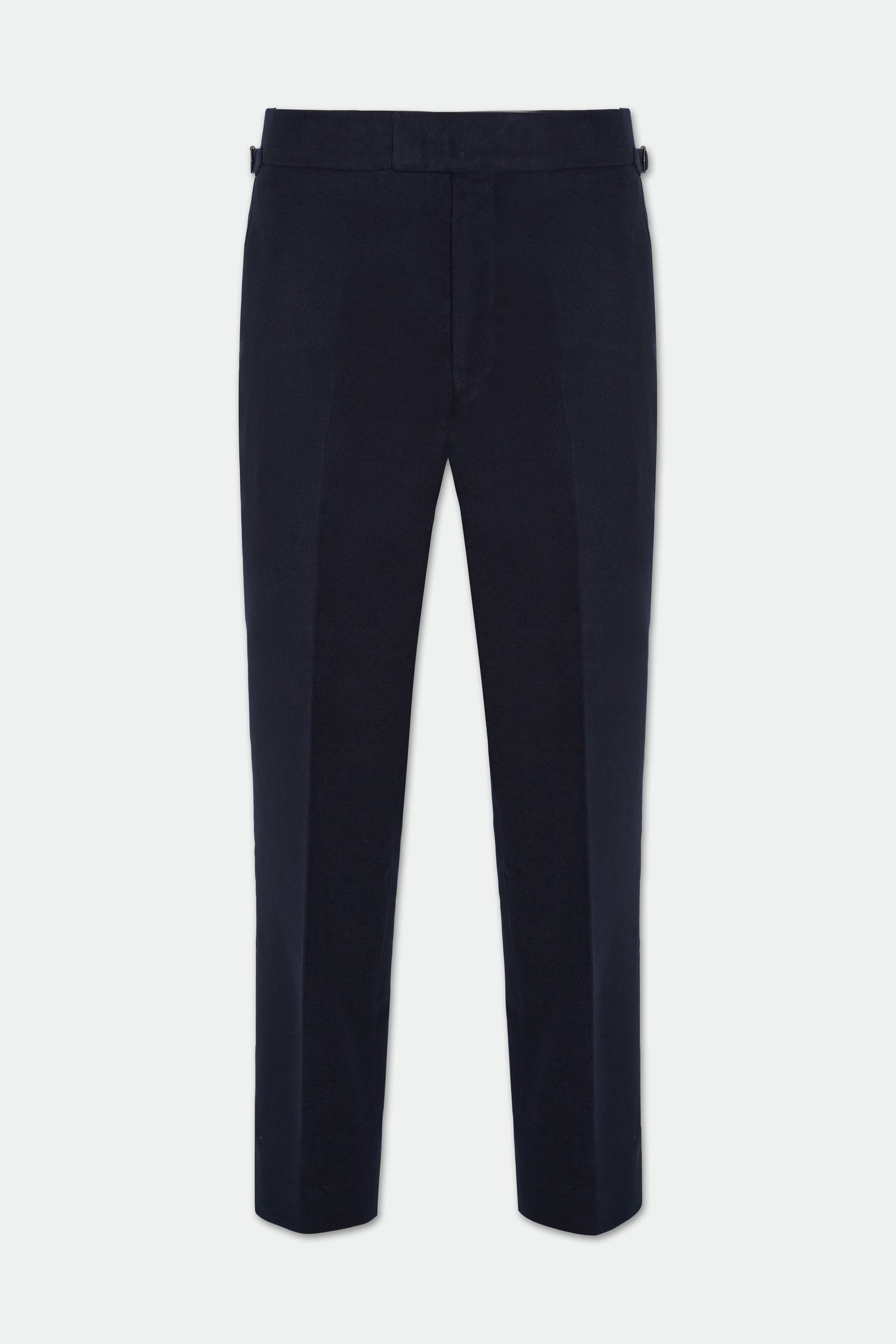 Ned Moleskin Flat Front Straight Leg Trousers