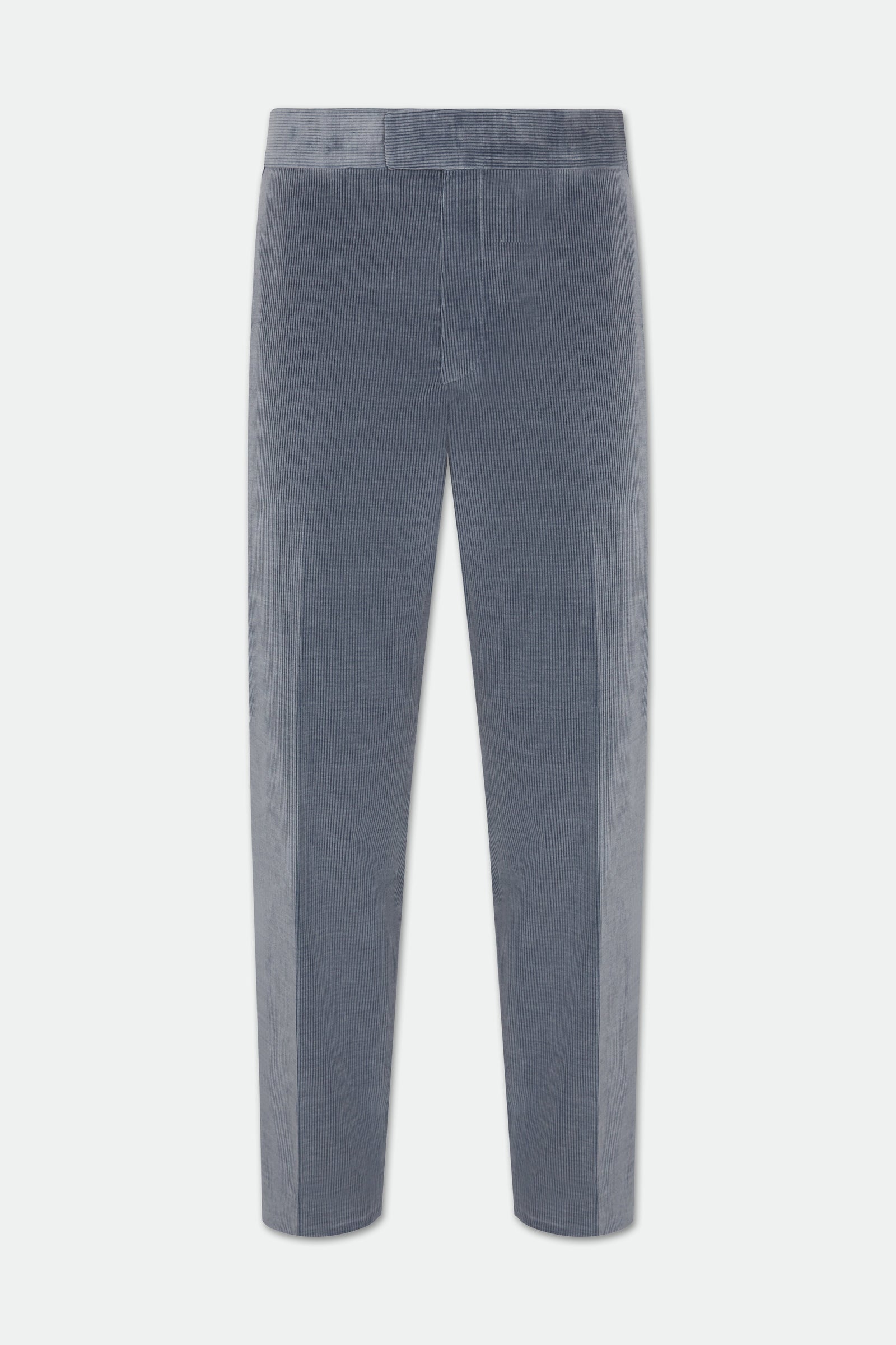 Ned Ice Cord Flat Front Straight Leg Trousers