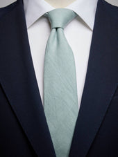 Dusty Mint Tie Linen