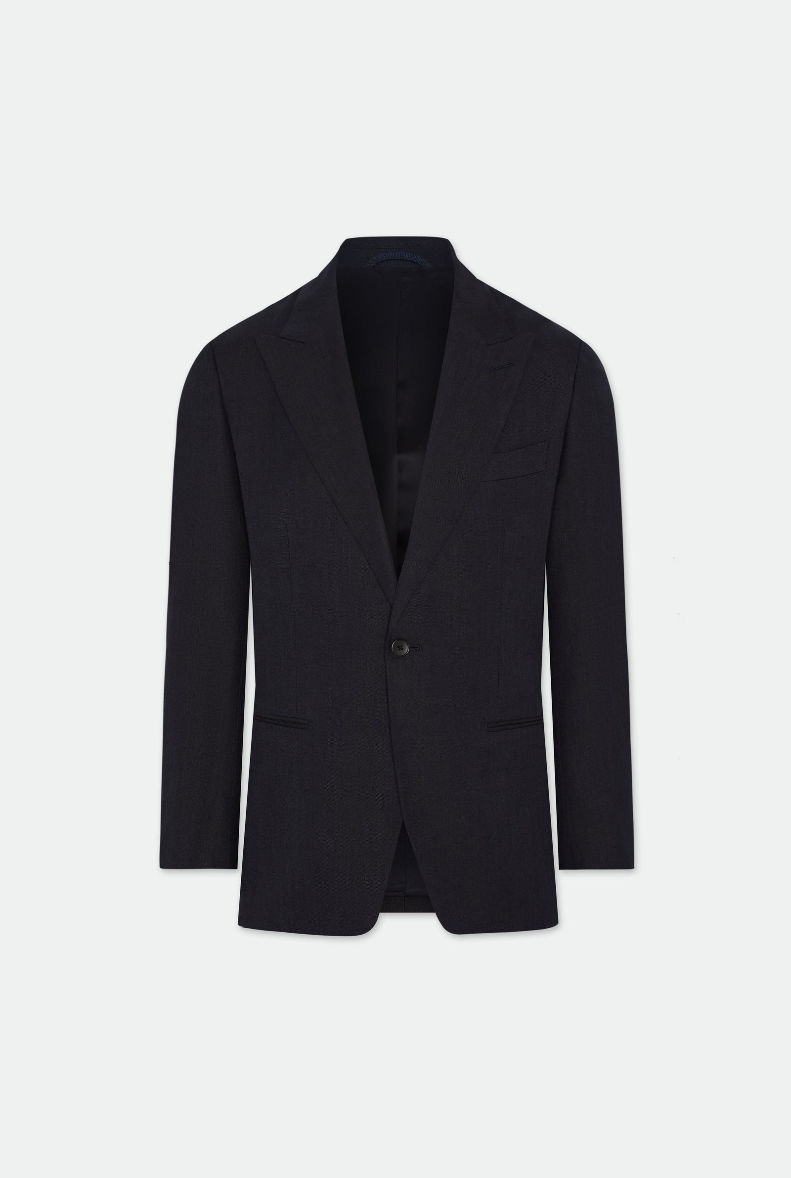 Dimitri Wool Silk Linen Single Breasted Two Piece Wool Suit