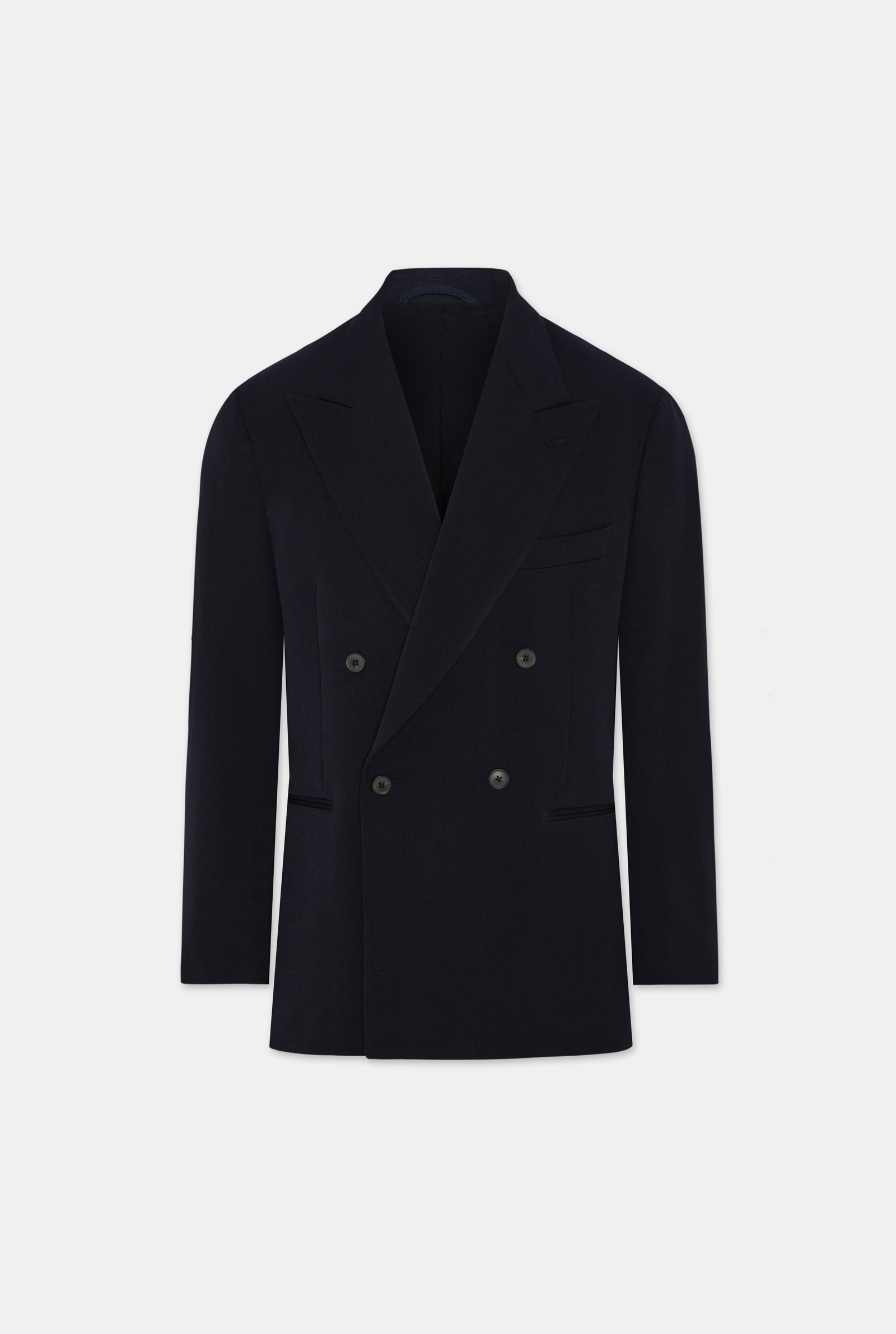 Yinka Double Breasted Two Piece Wool Suit