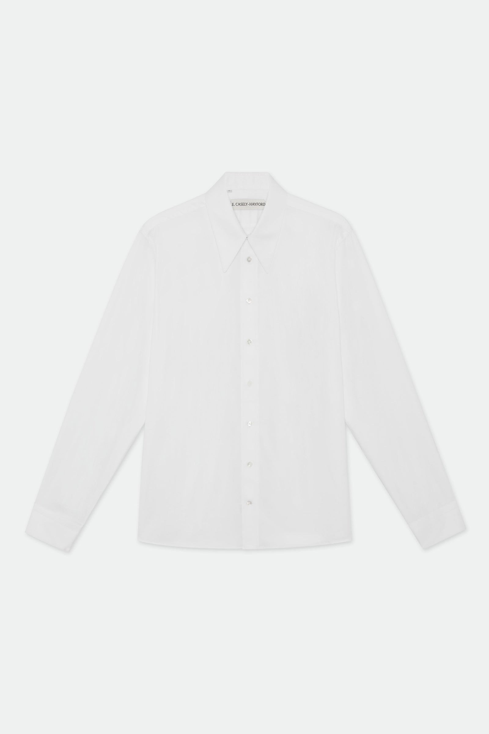 Gordeno Twill Extended Point Collar Shirt