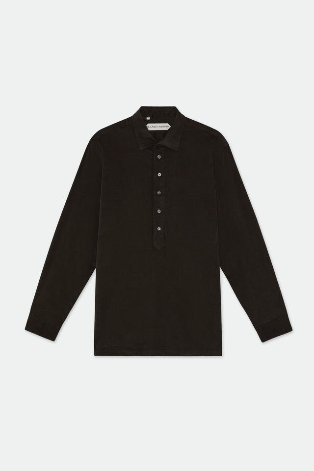 Joshua Brown Corduroy Half Placket Button Shirt