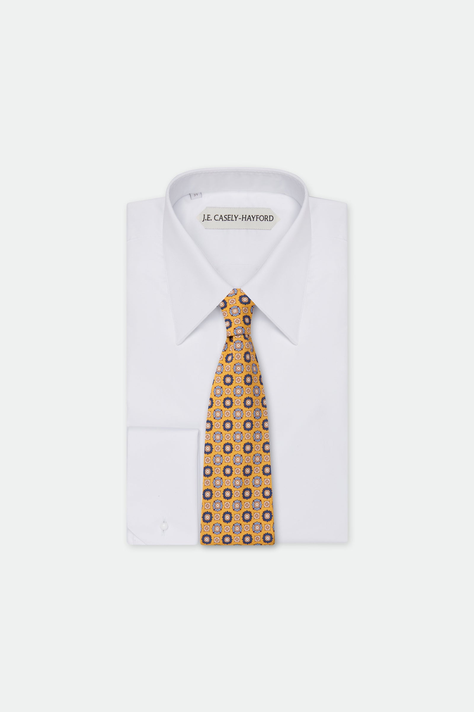Italian Geometric Silk Tie