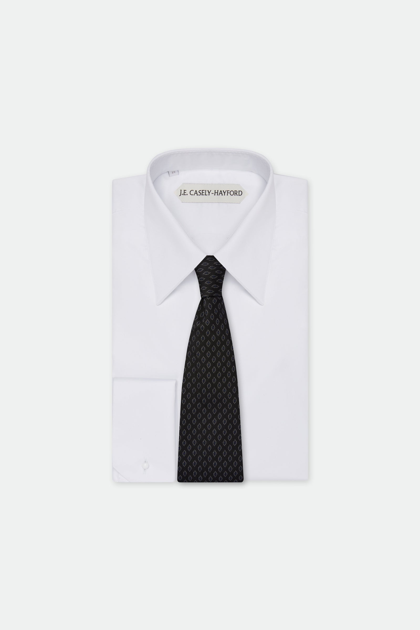 Italian Geometric Silk Tie