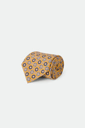 Italian Geometric Silk Tie
