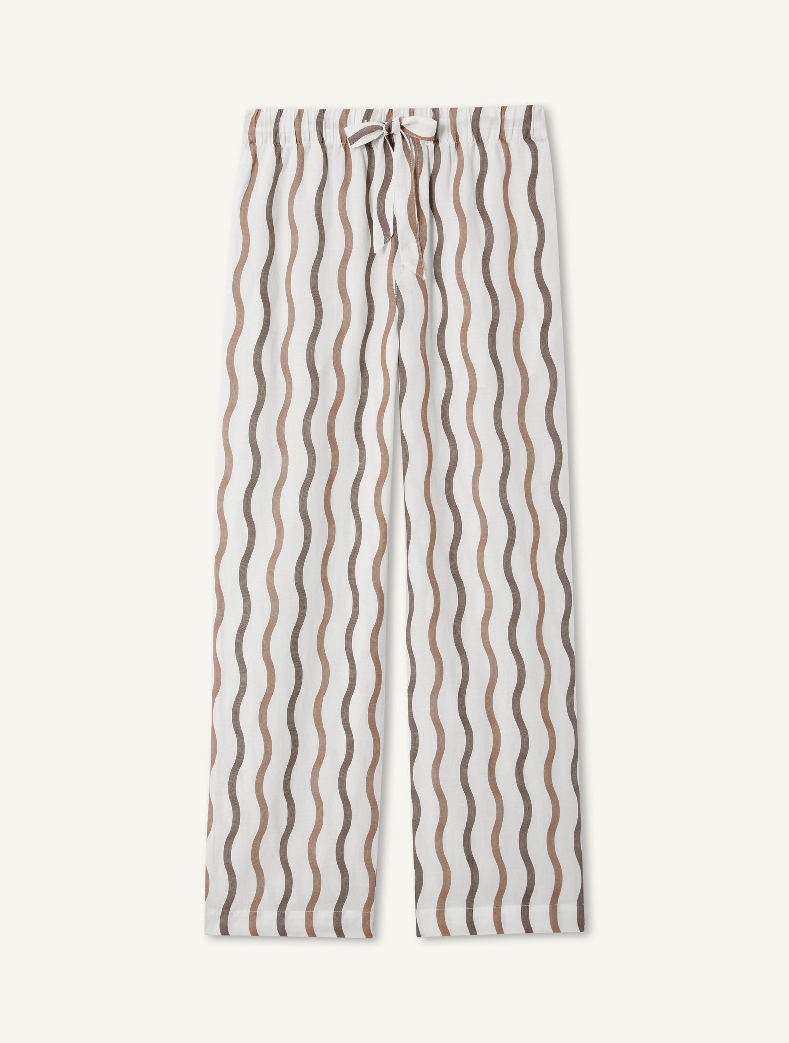 LA MARZOCCO DELFINO LINEN-BLEND PYJAMA TROUSERS