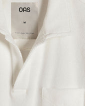 White Polo Terry Shirt