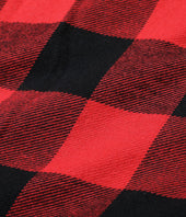 Sugar Cane Work Shirt Twill Check Sc29557 Red