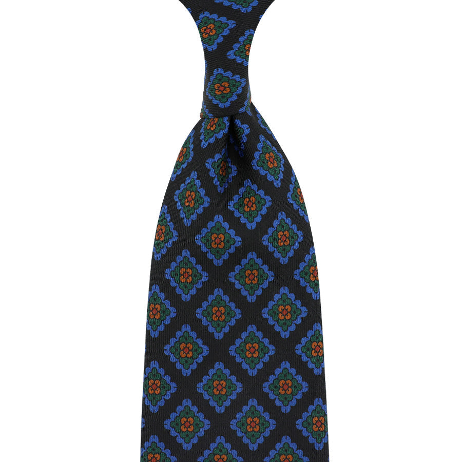 Ancient Madder Silk Tie Hand Rolled