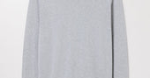 Grey Melange Cotton Sweater | Long Staple Organic Cotton | Asket