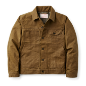 Tin Cloth Short Lined Cruiser Jacket - Dark Tan