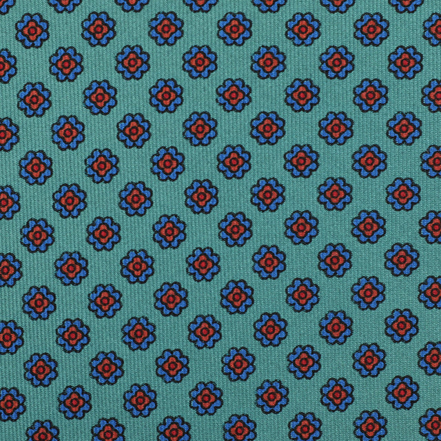 Ancient Madder Silk Bespoke Tie - Green