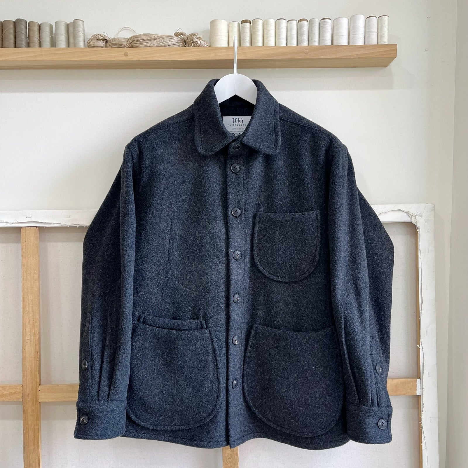 Deadstock Melton Wool Chore Coat