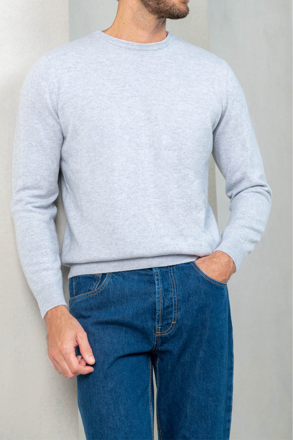 Cashmere Round Neck Made In Italy