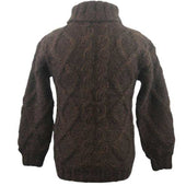2m Cable Polo Neck Sweater
