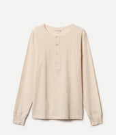 206 Loopwheeled Classic Fit Midweight Long Sleeve Henley