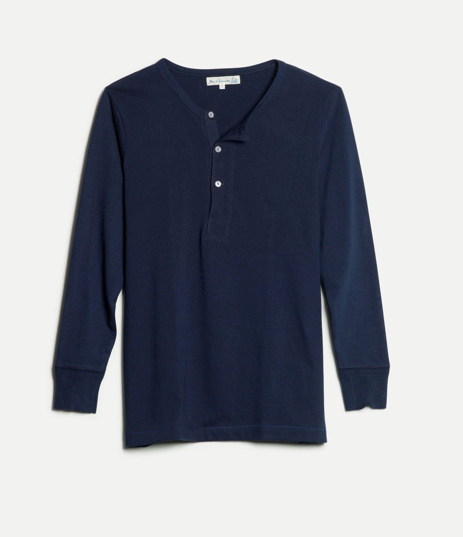 2m06 Mid Century Machine Refined Fit Long Sleeve Henley