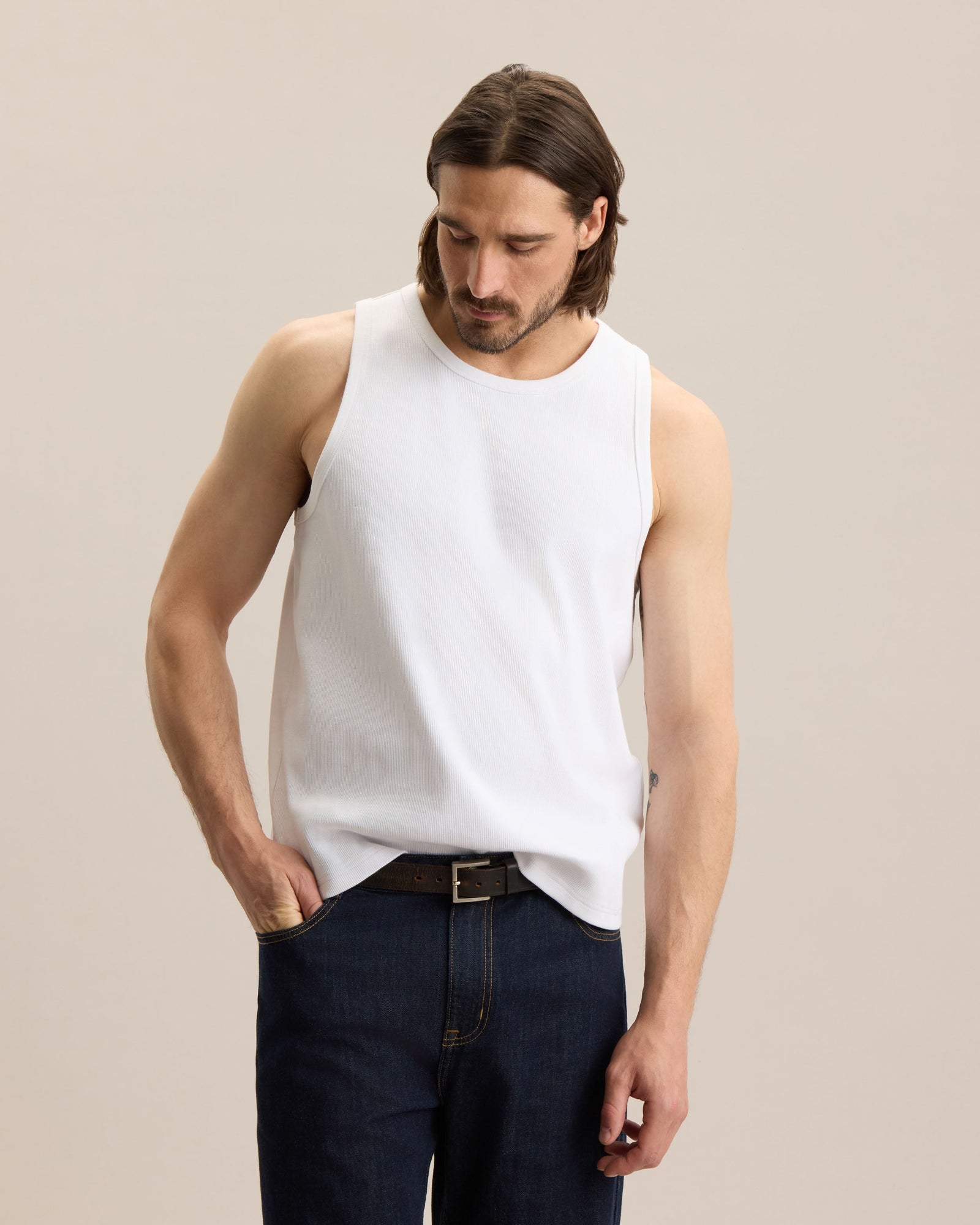 ESSENTIAL RIBBED TANK