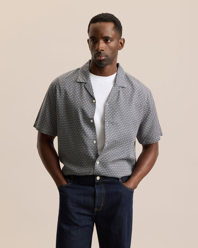 Printed Tencel Lyocell Resort Shirt