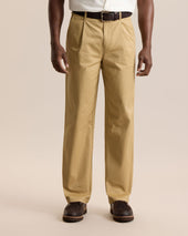 Relaxed Pleated Chino Pant
