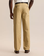 Relaxed Pleated Chino Pant