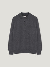 Grey Raglan Racing Polo