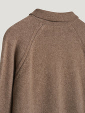 Natural Raglan Racing Polo