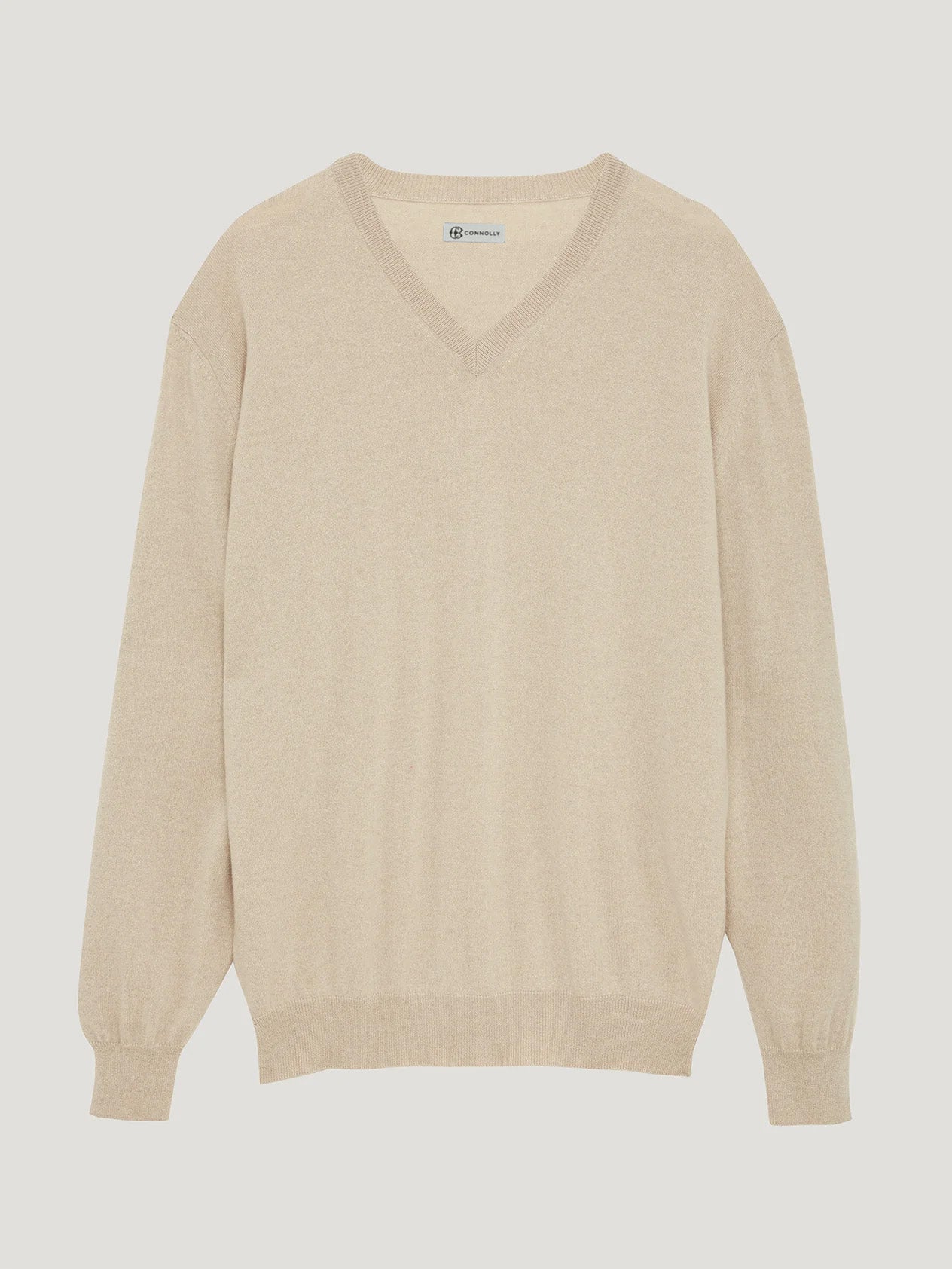 Bone Venetian V Neck