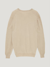 Bone Venetian V Neck