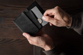 2 Trick Pony Card Wallet . Black Raw