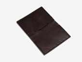 No. 153 Passport Wallet, Dark Brown