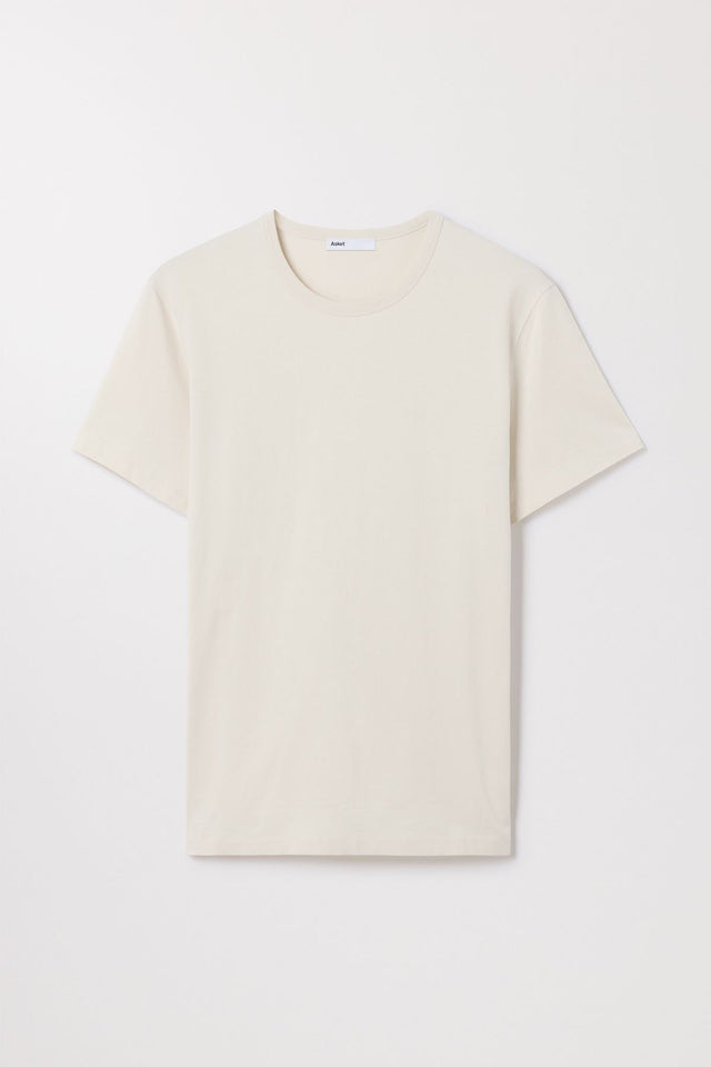 Off White T-Shirt | Premium Heavyweight Cotton Crewneck | Asket