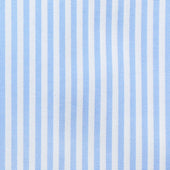 Poplin Semi Spread Shirt Sky Pencil Stripe